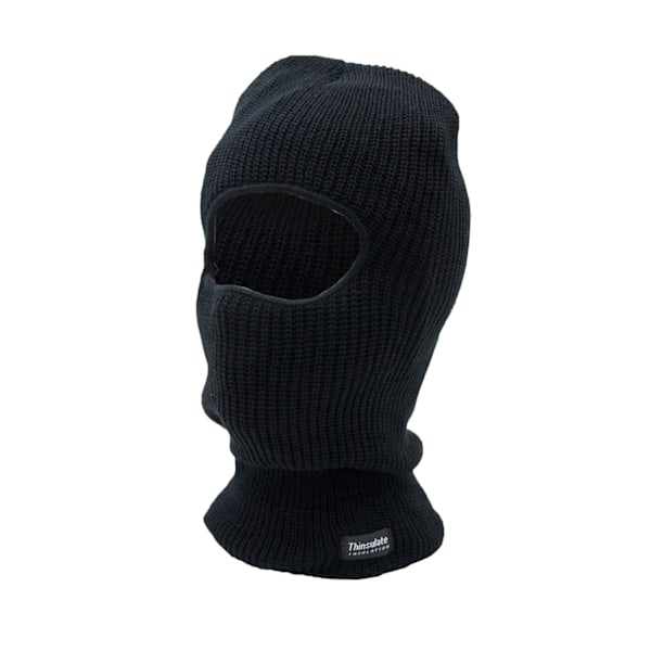 FLOSO Termisk Thinsulate Balaclava med Ögonhål (3M 40g) Black One Size