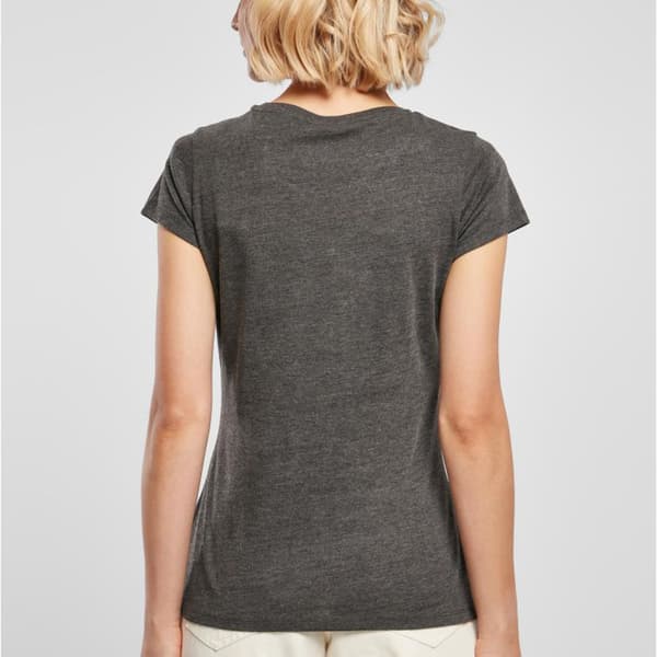 Build Your Brand Dam/Dam Basic T-shirt XXL Kolgrå Charcoal XXL