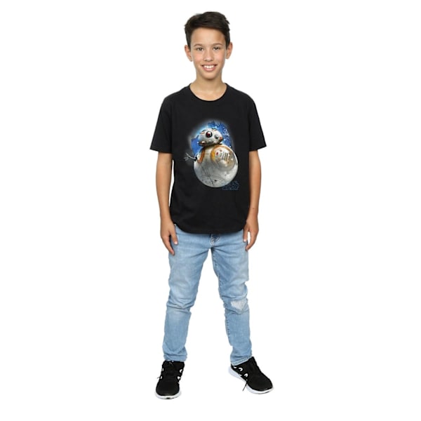 Star Wars Boys The Last Jedi BB-8 Borstad T-shirt 5-6 år Bla Black 5-6 Years