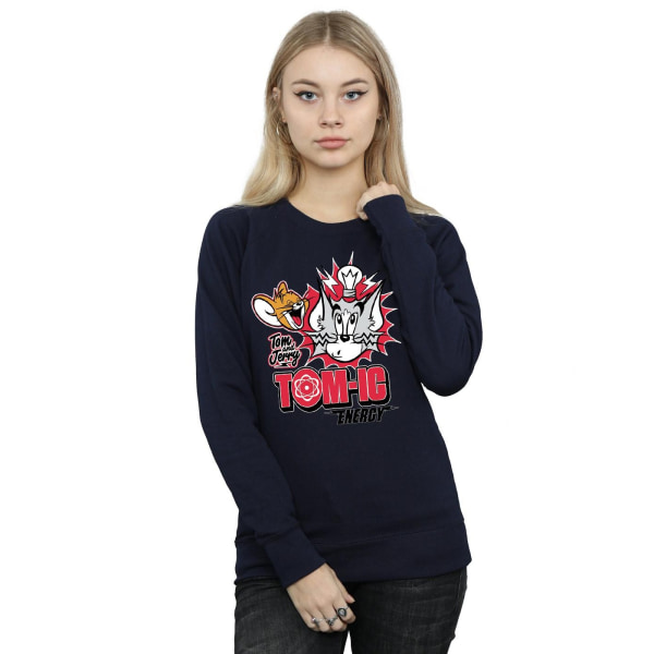 Tom And Jerry Dam/Dam Tomic Energy Sweatshirt XXL Marinblå Bl Navy Blue XXL