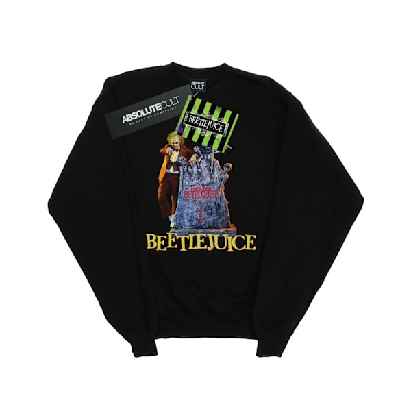 Beetlejuice Dam/Damer Här Ligger Sweatshirt L Svart Black L