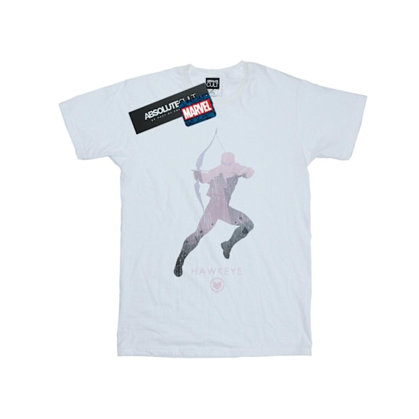 Marvel Boys Hawkeye Silhouette T-shirt 3-4 år Vit White 3-4 Years