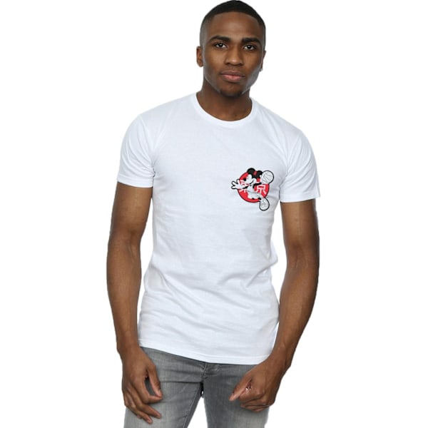 Disney Herr Mickey Mouse Dunking T-shirt M Vit White M