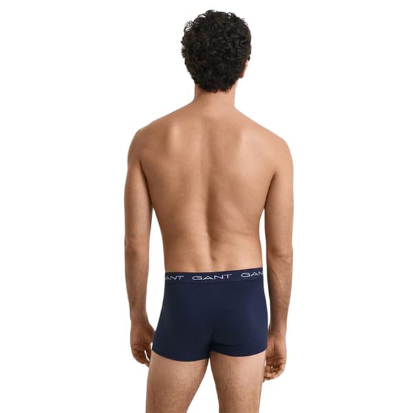 Gant Herr Logo Bomullsblandning Boxer Briefs (3-pack) S Blå Blue S