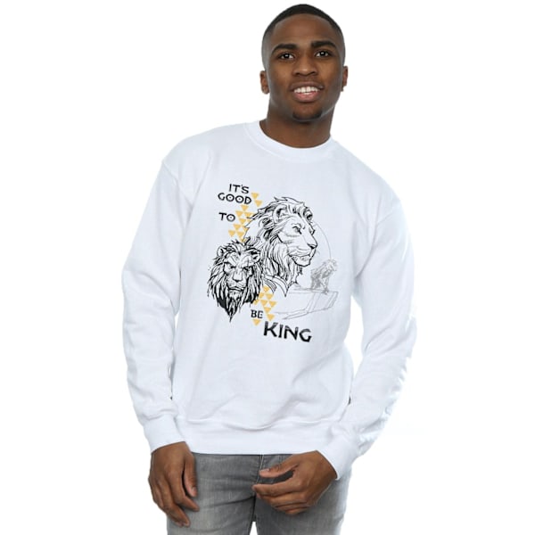 Disney Herr The Lion King Film It´s Good To Be King Sweatshirt White XL