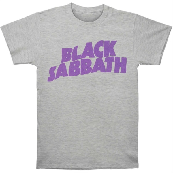 Black Sabbath barn/barn vågig logotyp T-shirt 5-6 år Heathe Heather Grey 5-6 Years