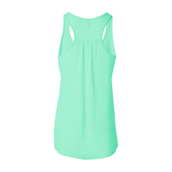 Bella + Canvas Dam/Dam Flowy Racerback Linne M Mint Mint M
