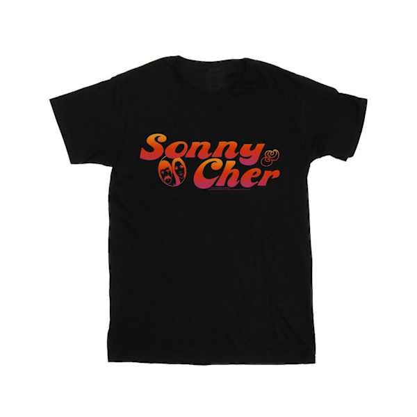 Sonny & Cher Herr Gradient Logo T-Shirt 4XL Svart Black 4XL