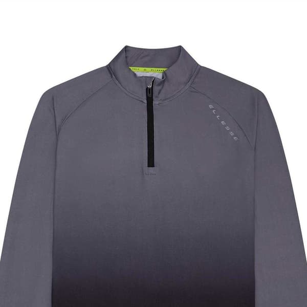 Ellesse Herr Ombre Half Zip Tröja S Grå Grey S