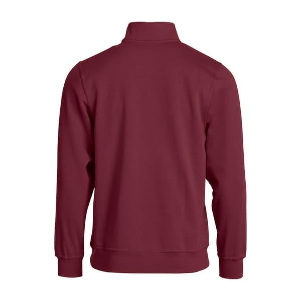Clique Unisex Vuxen Basic Half Zip Sweatshirt S Vinröd Burgundy S