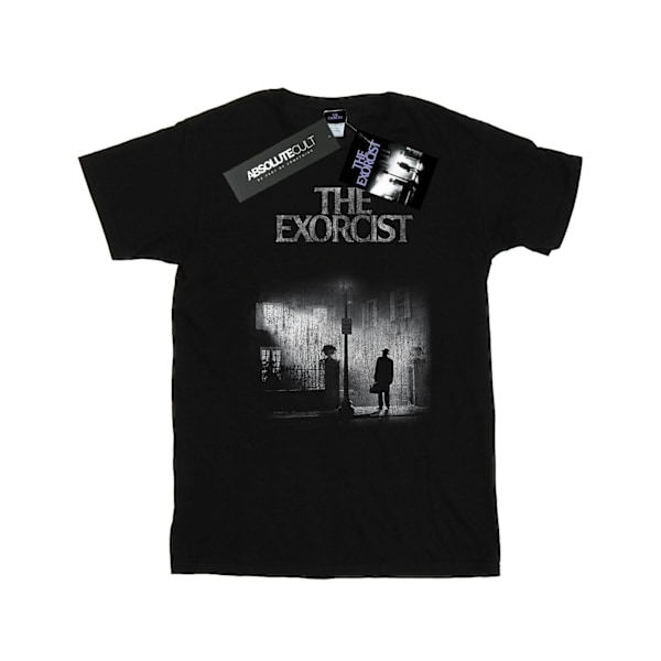 The Exorcist Mens Mono Distressed Poster T-Shirt S Svart Black S