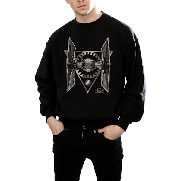 Star Wars The Last Jedi TIE Fighter Sweatshirt S Svart Black S