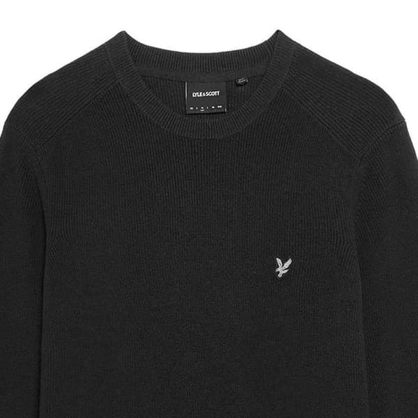 Lyle & Scott Herrtröja med broderad logotyp XL Black Ice Black Ice XL