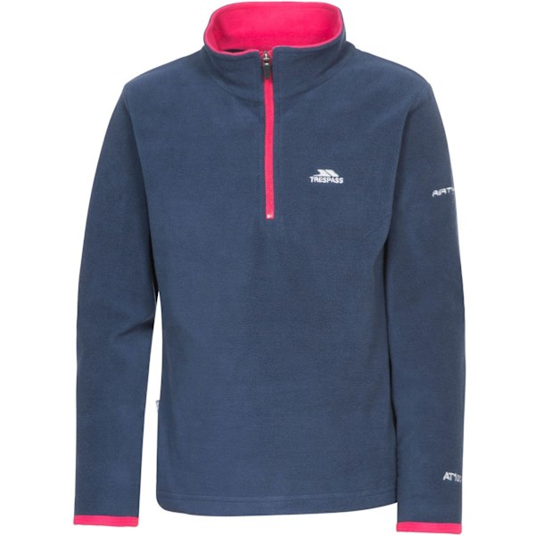 Trespass Sybil Microfleece för Barn/Flickor 7/8 År NAVY NAVY 7/8 Years
