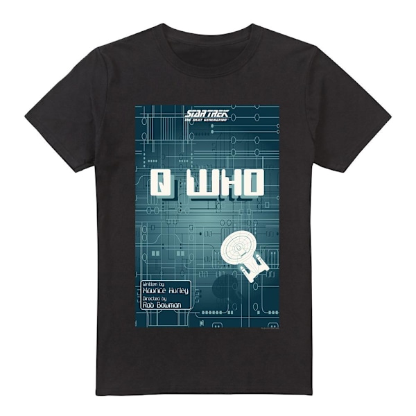 Star Trek Herr The Next Generation Säsong 2 Avsnitt 16 T-Shirt Black 4XL