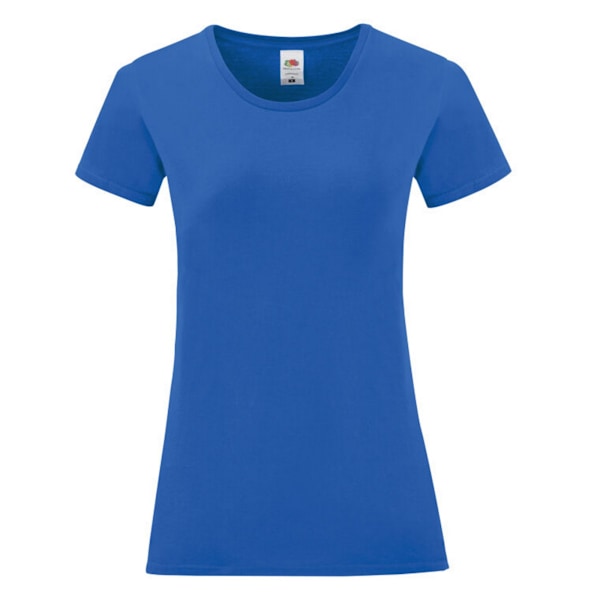 Fruit of the Loom Girls Iconic 150 T-Shirt 7-8 år Kunglig Blå Royal Blue 7-8 Years