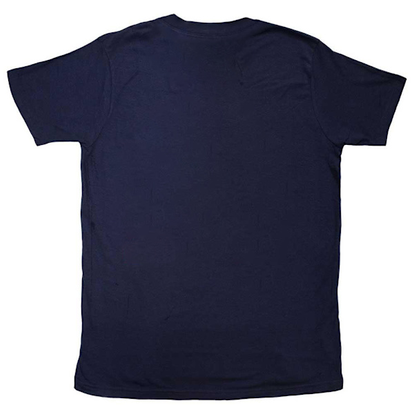 The Beatles Unisex Adult Mini Abbey Road Crossing Silhouette T-shirt Navy Blue XL