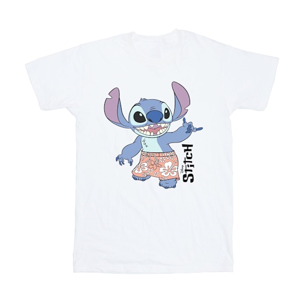 Disney Boys Lilo & Stitch Bermuda Shorts T-Shirt 12-13 år Vit White 12-13 Years