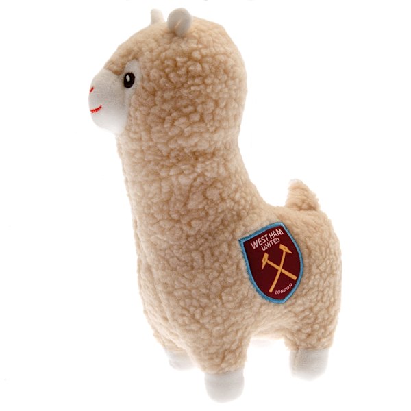 West Ham United FC Llama Plyschleksak One Size Cream Cream One Size