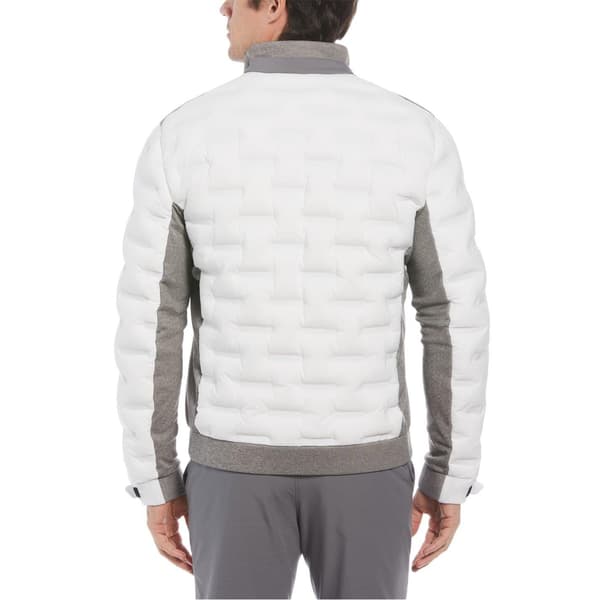 Original Penguin Herr Mock Neck Regular Performance Jacka L Grå Grey Heather L