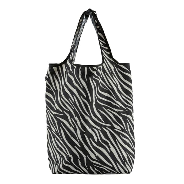 Regatta Zebra Print Packaway Shopper Bag One Size Svart/Ljus Vanilj Black/Light Vanilla One Size