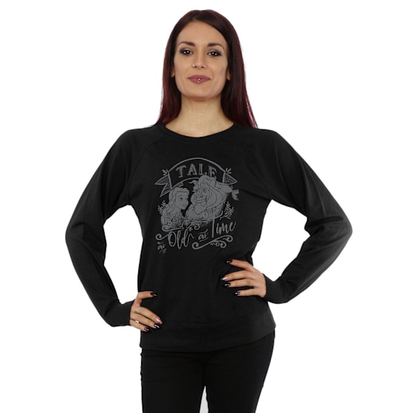 Disney Dam/Damer Skönheten och Odjuret Saga Gammal Som Tiden S Black XL