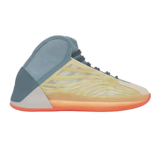 Yeezy QNTM Herrskor 8 UK Gul/Grå/Orange Yellow/Grey/Orange 8 UK