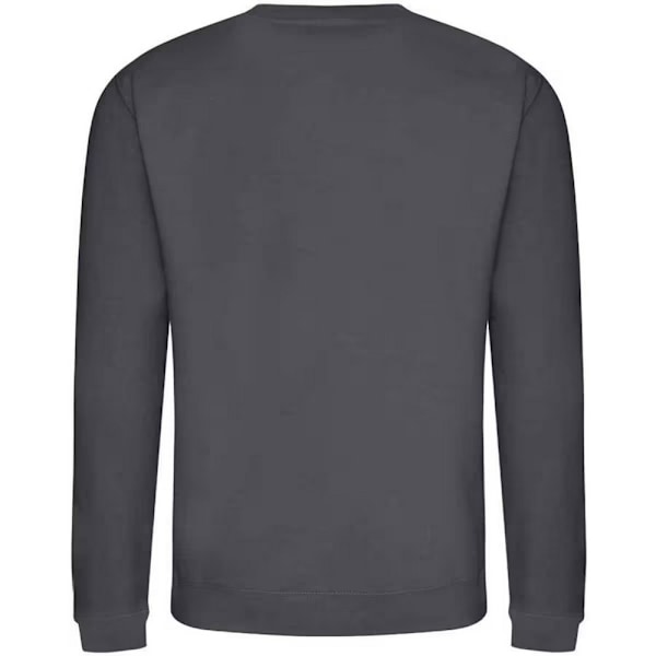 Awdis Herr Crew Neck Sweatshirt XL Hajgrå Shark Grey XL