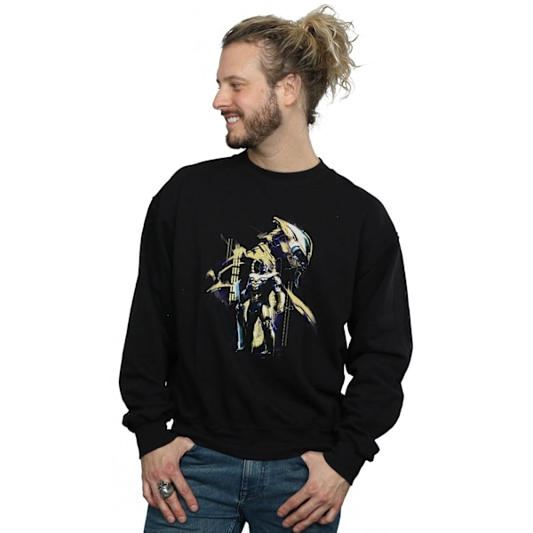 Marvel Mens Avengers Endgame Gold Thanos Sweatshirt XXL Svart Black XXL