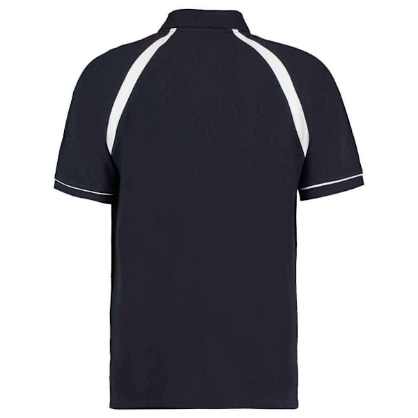 Kustom Kit Herr Oak Hill Piqué Polotröja XL Marinblå/Vit Navy/White XL