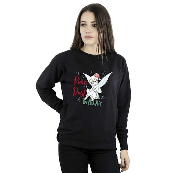 Disney Dam/Kvinnor Tinker Bell Pixie Dust Sweatshirt L Svart Black L