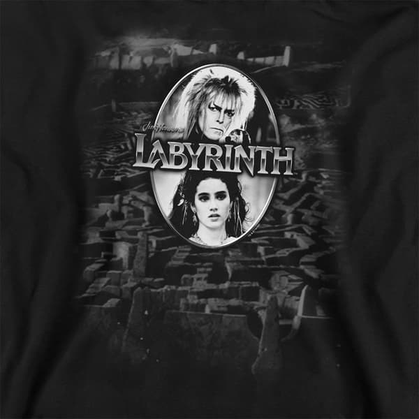 Labyrinth Unisex Vuxen Labyrint Tröja S Svart Black S
