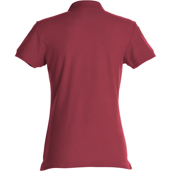 Clique Dam/Dam Plain Pikétröja L Burgundy Burgundy L