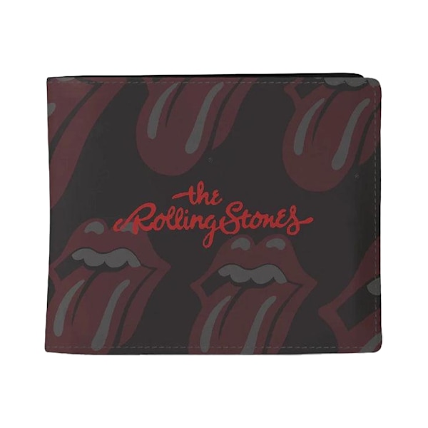 RockSax The Rolling Stones Logo Plånbok One Size Svart/Röd Black/Red One Size