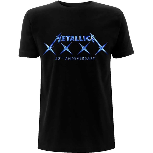 Metallica Unisex Vuxen XXXX T-shirt i bomull M Svart Black M