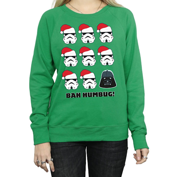 Star Wars Dam/Damer Jul Humbug Sweatshirt M Irländsk Grön Irish Green M