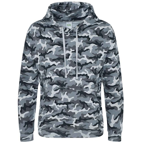 Awdis Herr Camouflage Hoodie M Grå Camo Grey Camo M