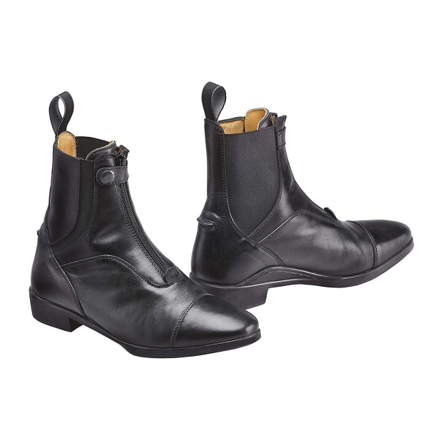 Harry Hall TEX Adults Kingsley Läder Jodhpur Boots 4 UK Svart Black 4 UK