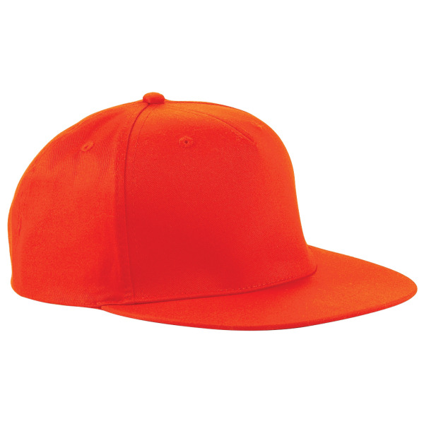 Beechfield Unisex 5 Panel Retro Rapper Cap (Pack med 2) One Size Orange One Size