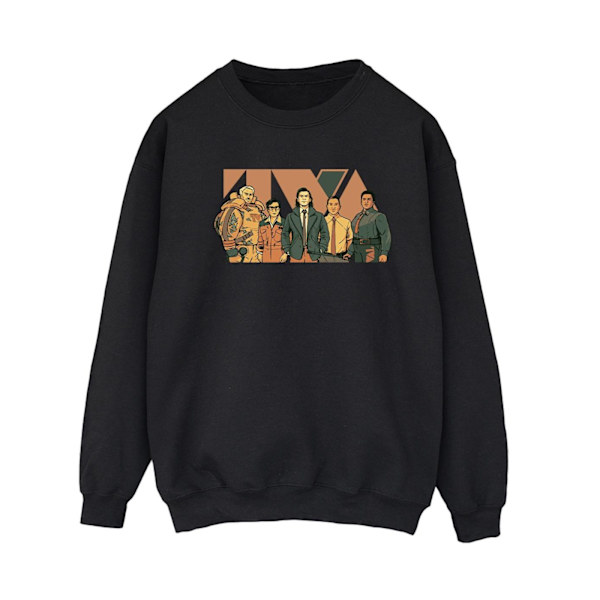 Marvel Dam/Kvinnor Loki TVA Grupp Sweatshirt 4XL Svart Black 4XL