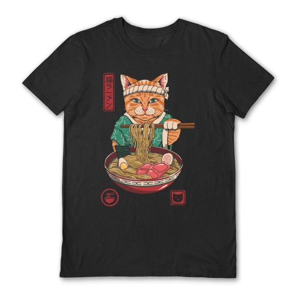 Vincent Trinidad Unisex vuxen Neko Ramen T-shirt L Svart Black L