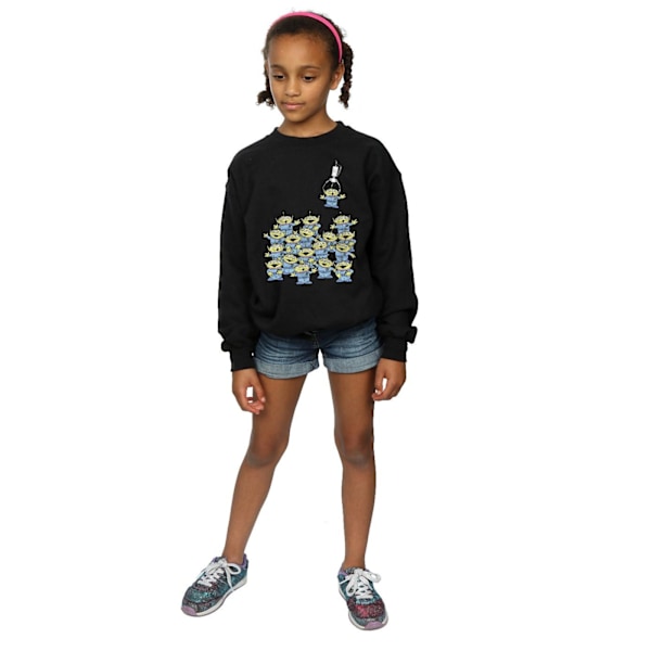 Disney Girls Toy Story The Claw Sweatshirt 5-6 år Svart Black 5-6 Years