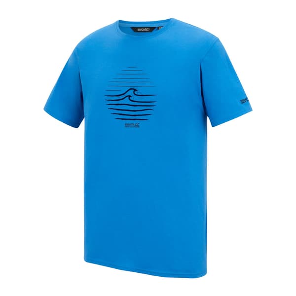 Regatta Herr Cline IX Wave T-shirt M Sonic Blue Sonic Blue M