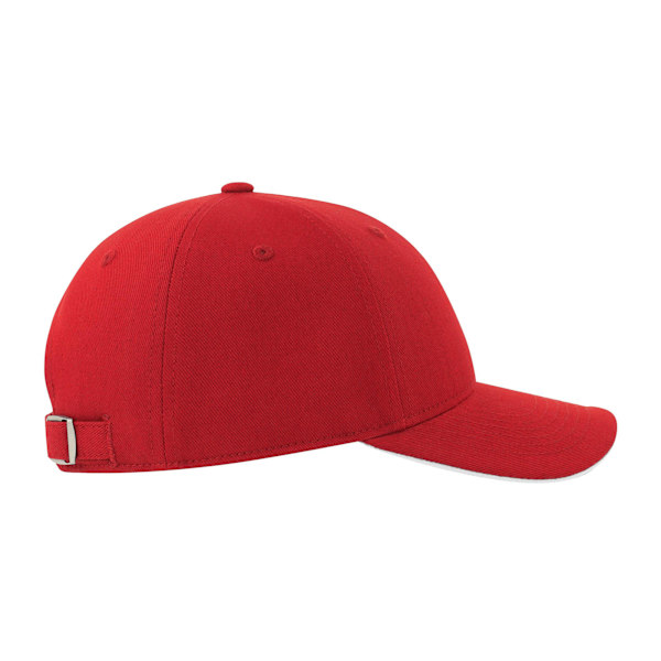 Atlantis Unisex Vuxen Liberty Sandwich 6-Panel Hållbar Keps Red/White One Size