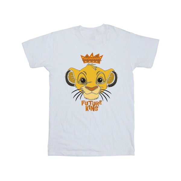Disney Girls The Lion King Future King Bomull T-shirt 5-6 år White 5-6 Years