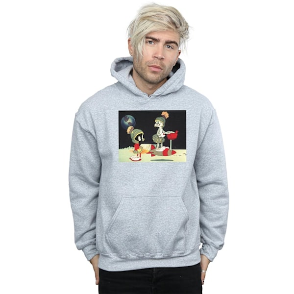 Looney Tunes Herr Bugs Bunny Spaced Hoodie L Sports Grey Sports Grey L