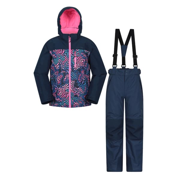 Mountain Warehouse Barn/Barn Vortex Extreme Vattentät Skidjacka Navy 7-8 Years