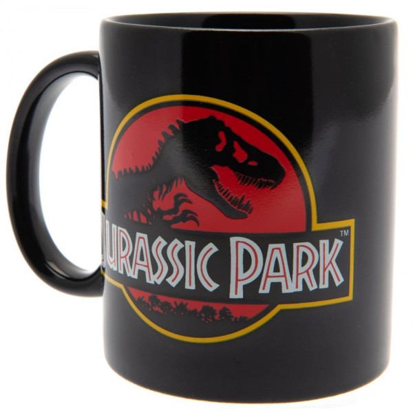 Jurassic Park-logomugg En storlek Svart/Röd/Vit Black/Red/White One Size