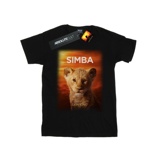 Disney Mens Lejonkungen Film Baby Simba Poster T-shirt XL Bl Black XL