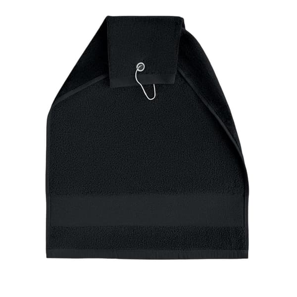 MidOcean Hitowgo Golfhandduk i Bomull One Size Svart Black One Size